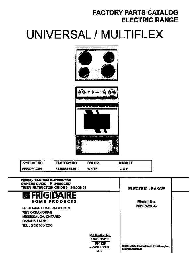 Diagram for MEF325CGS4
