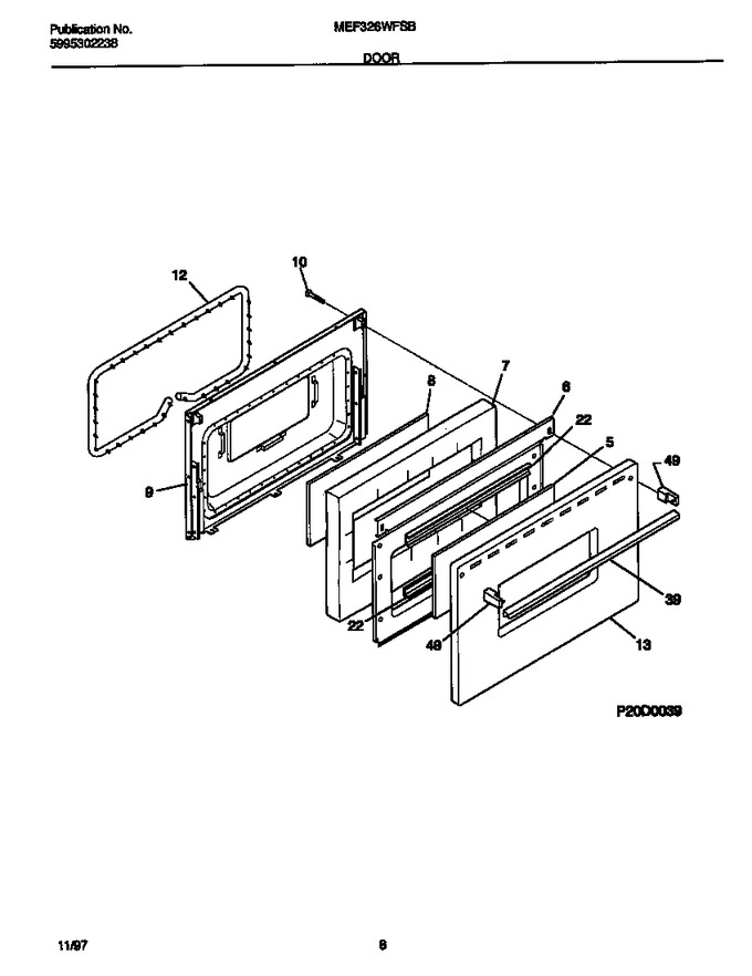 Diagram for MEF326WFSB