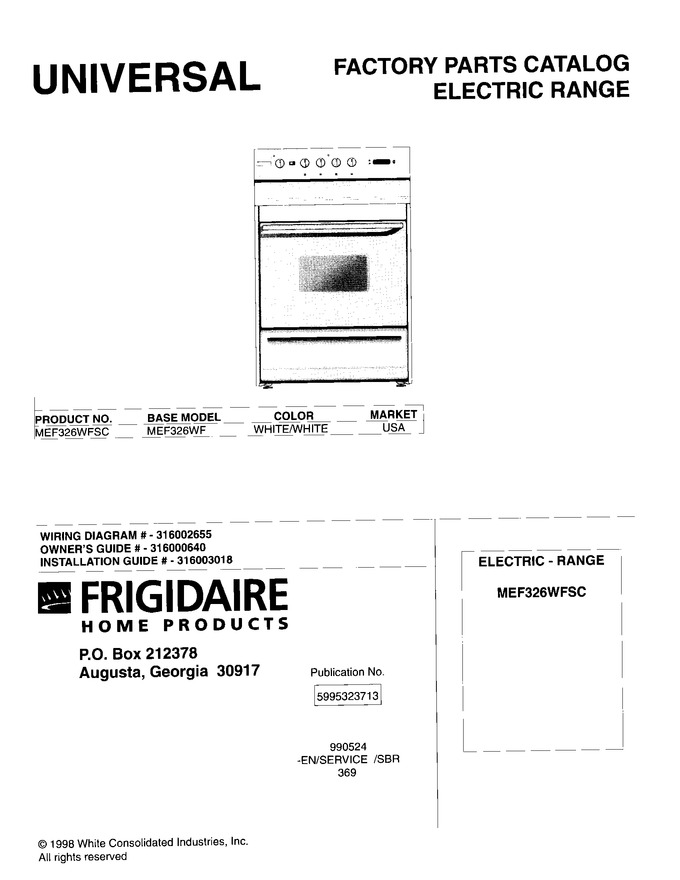 Diagram for MEF326WFSC