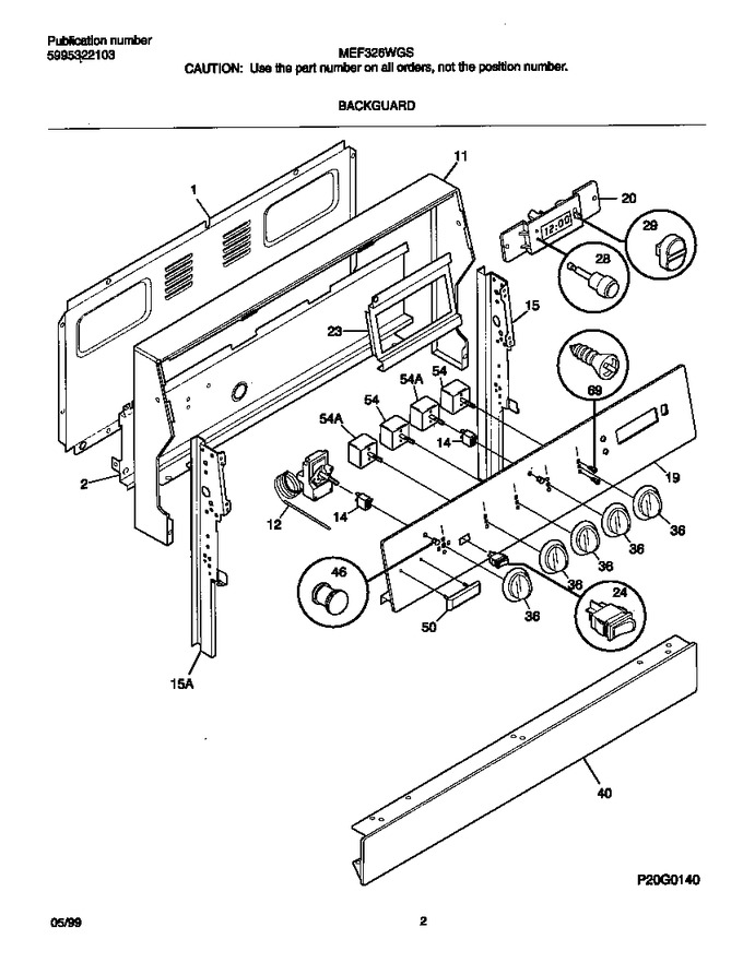 Diagram for MEF326WGSC