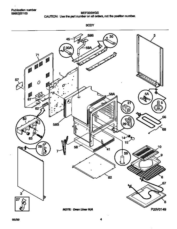 Diagram for MEF326WGSC