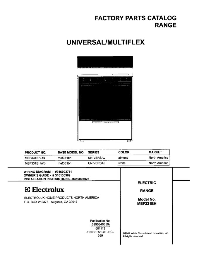 Diagram for MEF331BHDB
