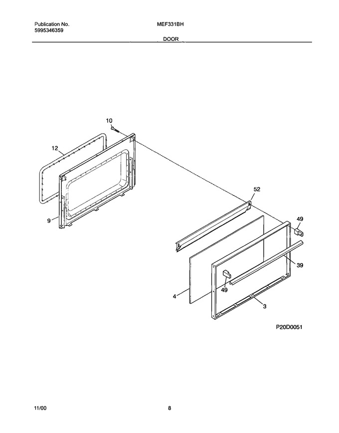 Diagram for MEF331BHDB