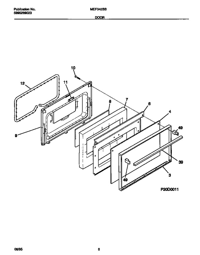Diagram for MEF342BBWC