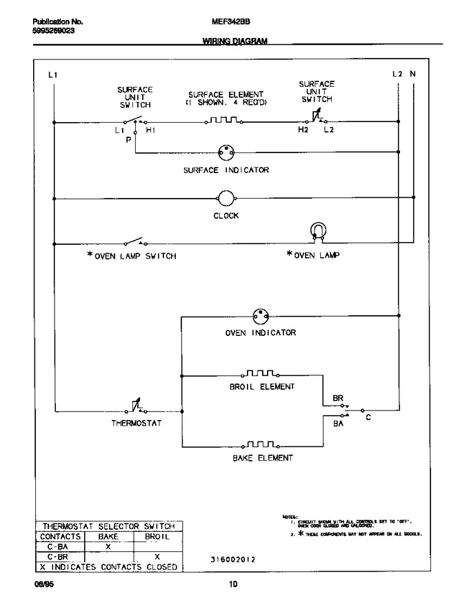 Diagram for MEF342BBWB
