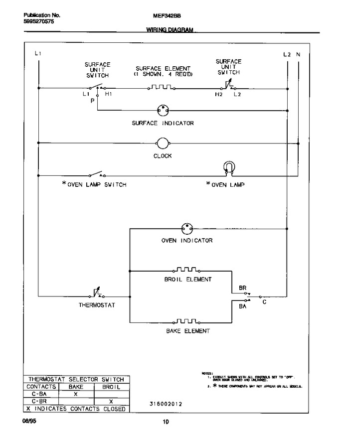 Diagram for MEF342BBWD