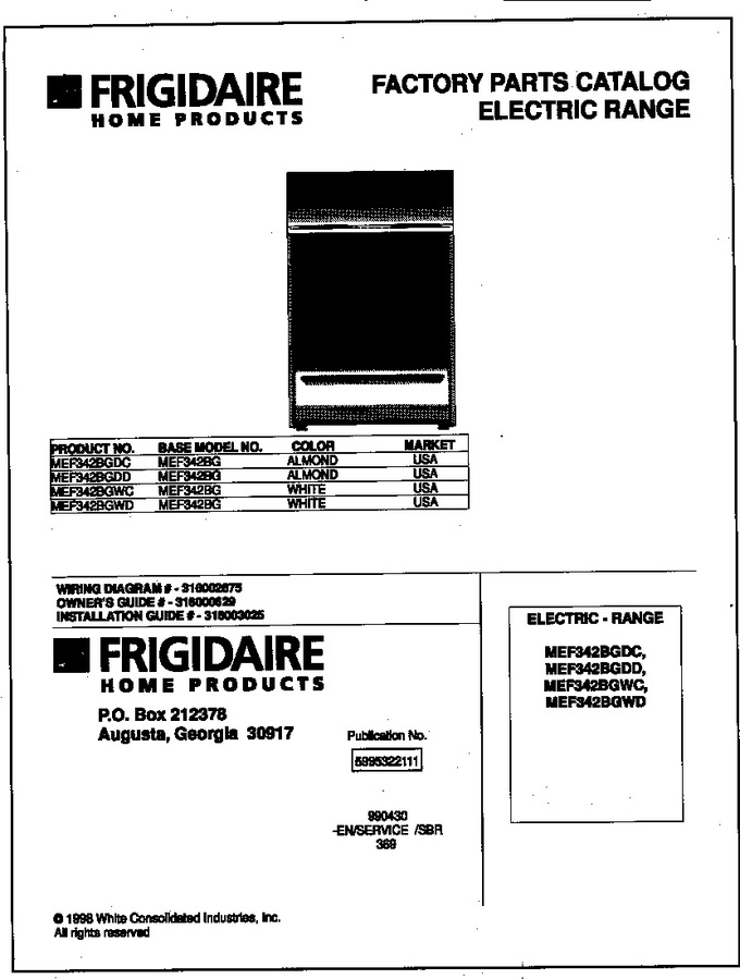 Diagram for MEF342BGWC