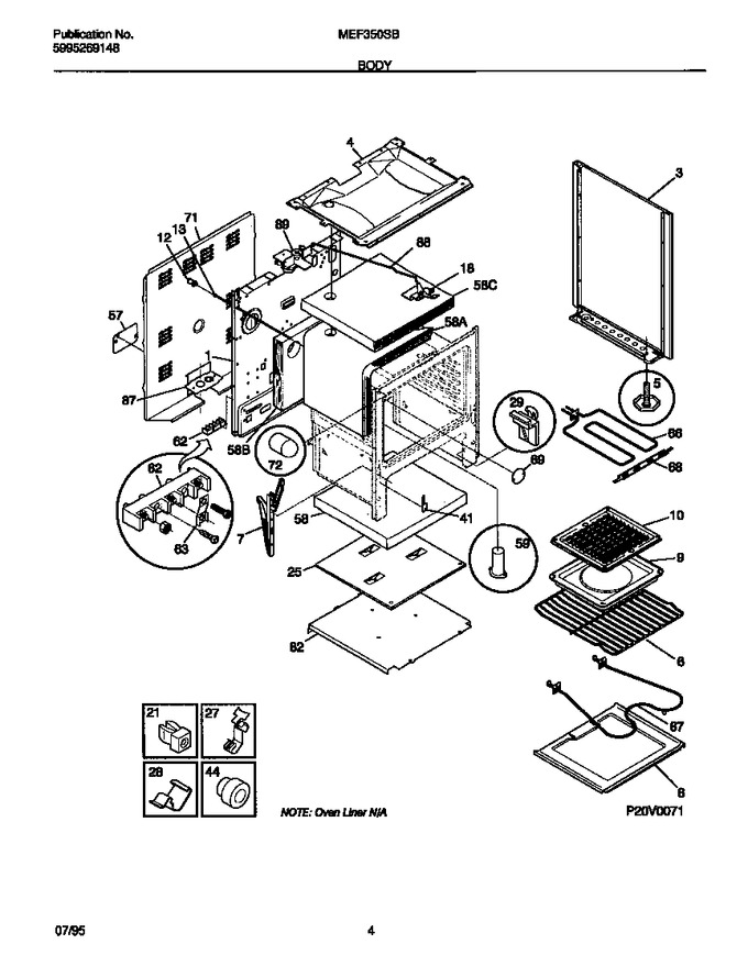 Diagram for MEF350SBWC