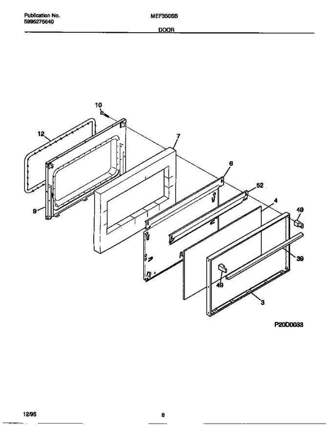 Diagram for MEF350SBWE