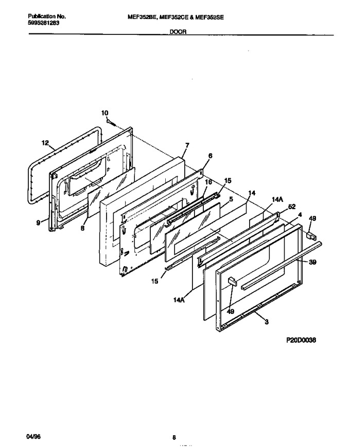 Diagram for MEF352CESA