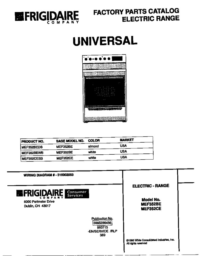 Diagram for MEF352CESB
