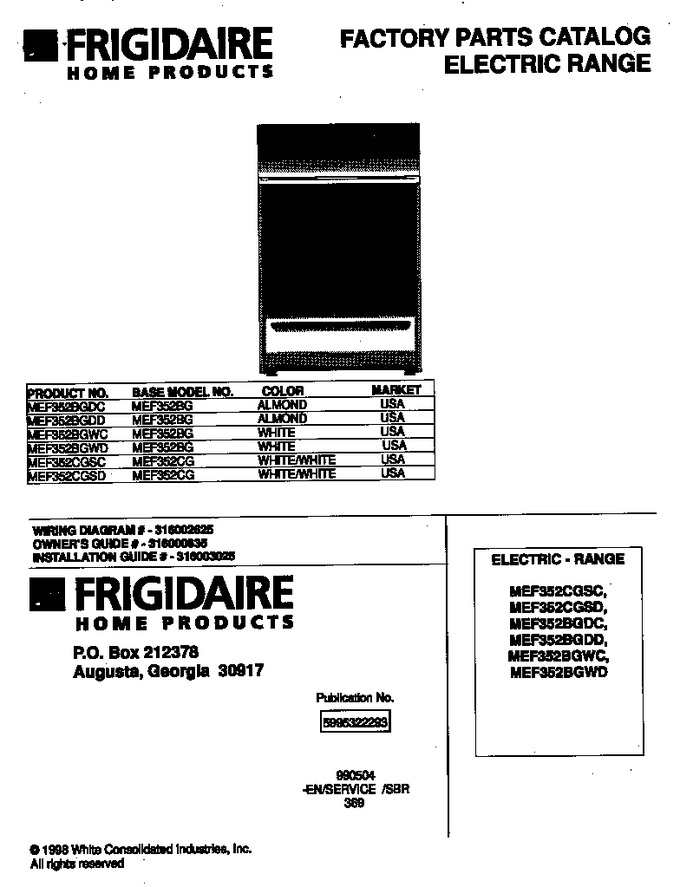 Diagram for MEF352BGWC