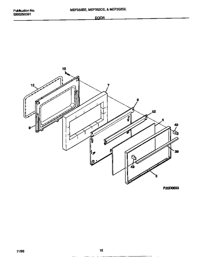 Diagram for MEF352SEWC