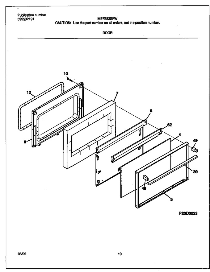 Diagram for MEF352SFWB