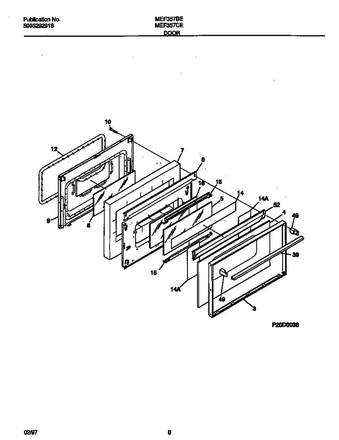 Diagram for MEF357CESB