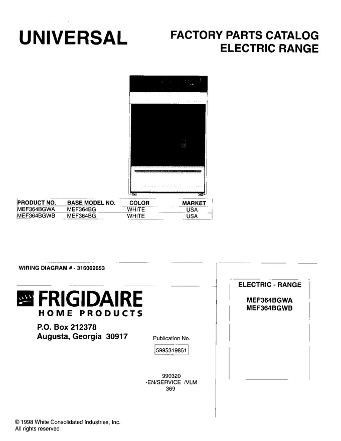 Diagram for MEF364BGWA