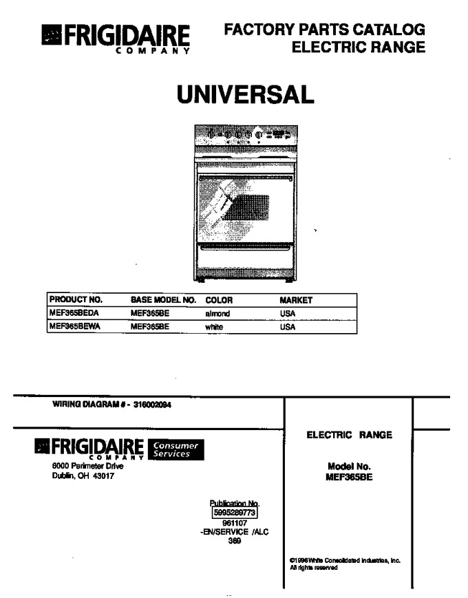 Diagram for MEF365BEWA