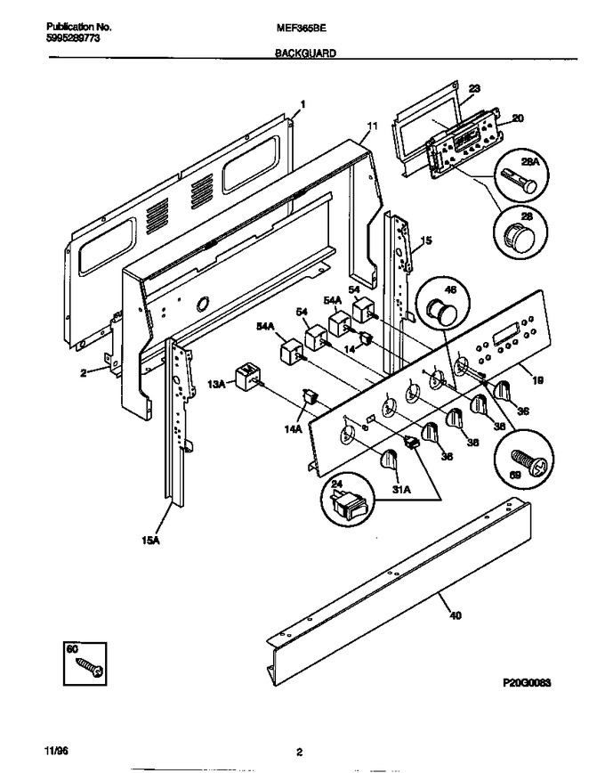 Diagram for MEF365BEDA