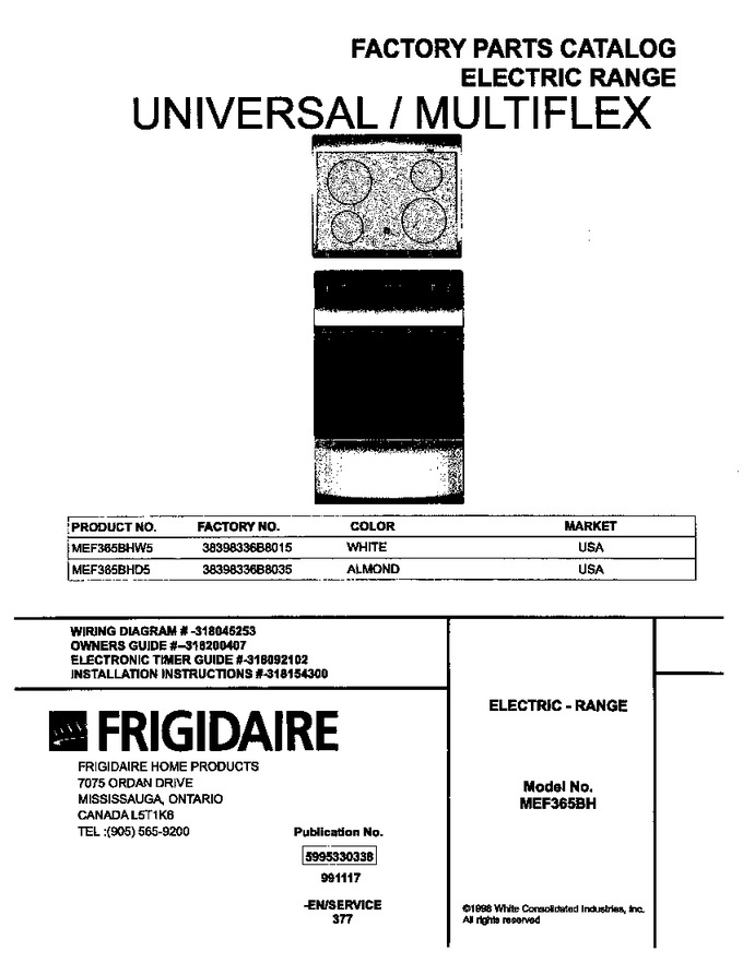 Diagram for MEF365BHD5