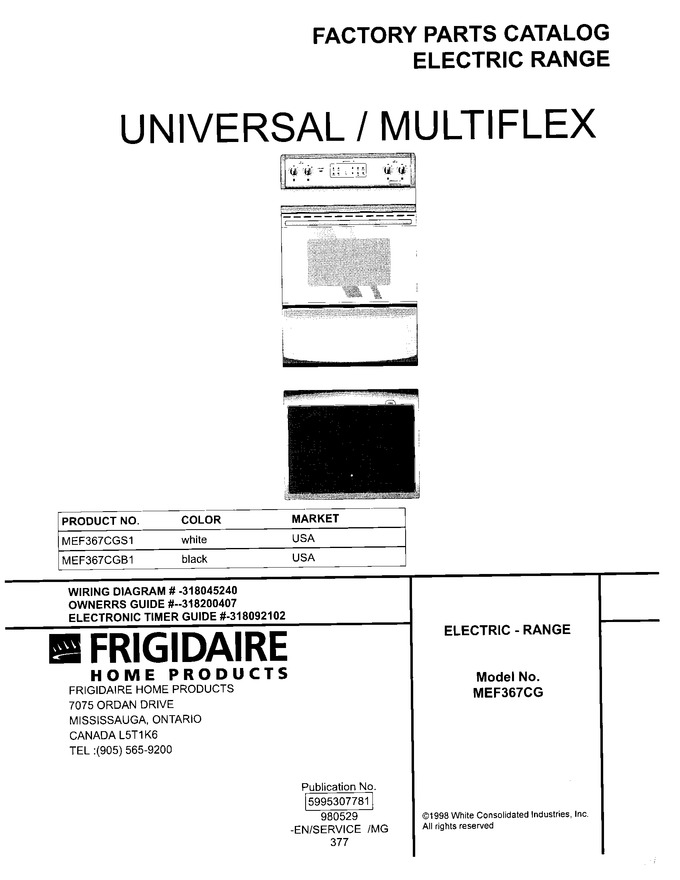 Diagram for MEF367CGB1