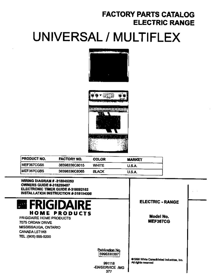 Diagram for MEF367CGB5