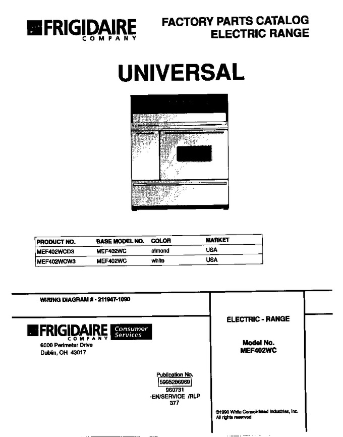 Diagram for MEF402WCD3