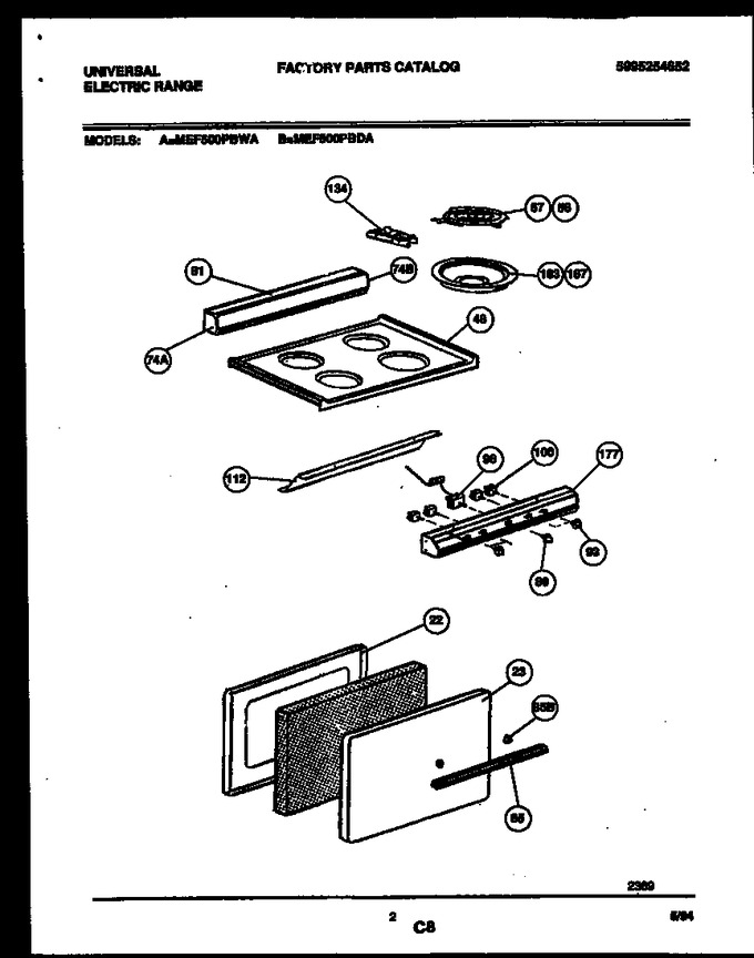 Diagram for MEF500PBWA