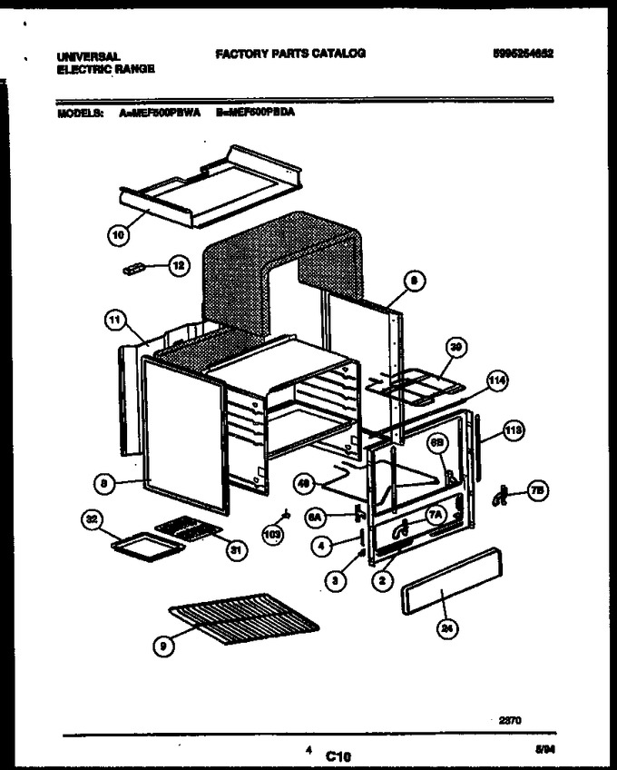 Diagram for MEF500PBDA