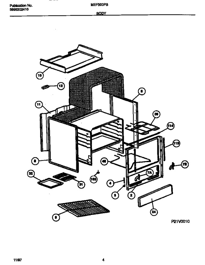 Diagram for MEF500PBDC