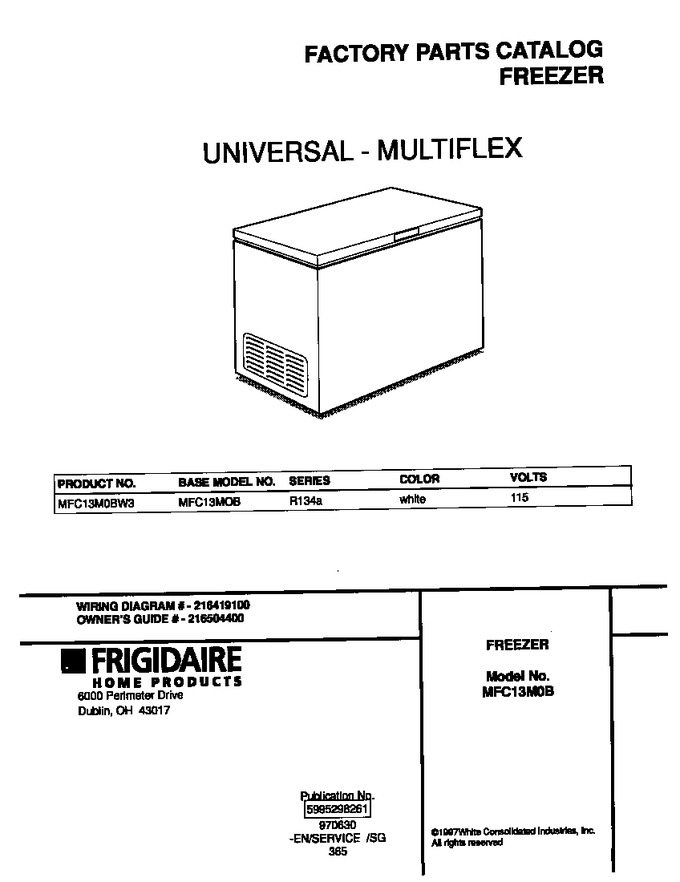Diagram for MFC13M0BW3