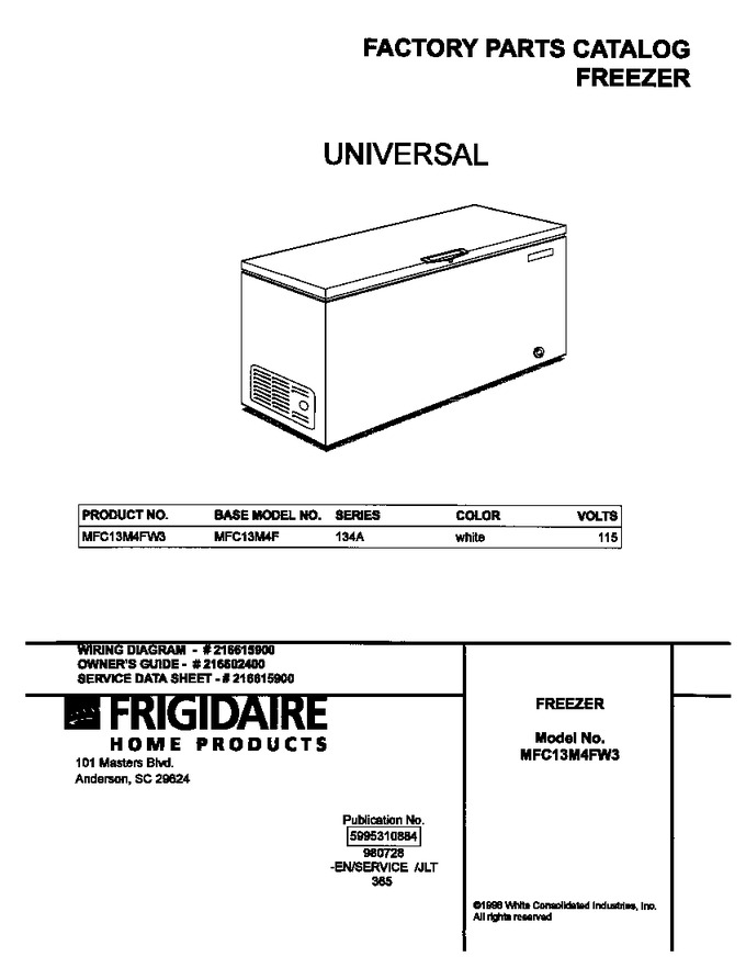 Diagram for MFC13M4FW3