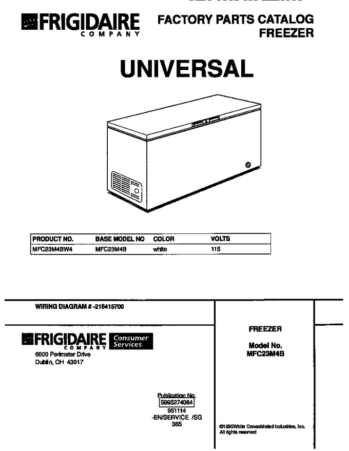 Diagram for MFC23M4BW4