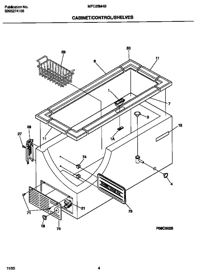 Diagram for MFC25M4BW4