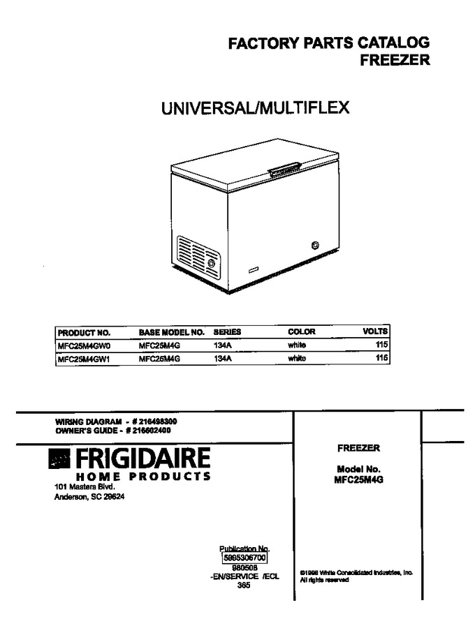 Diagram for MFC25M4GW1