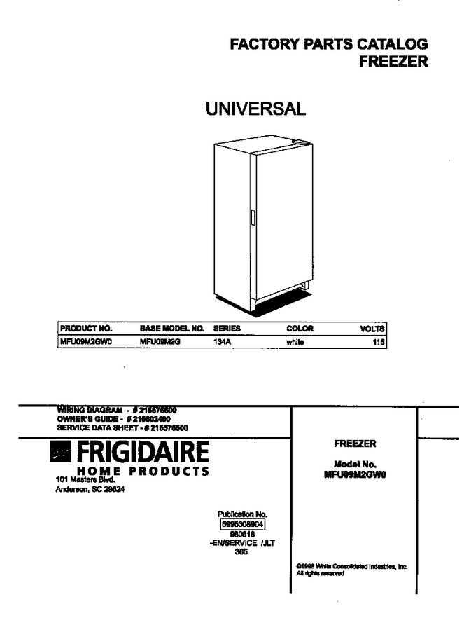 Diagram for MFU09M2GW0