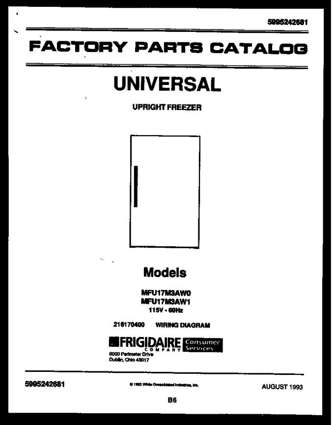 Diagram for MFU17M3AW1