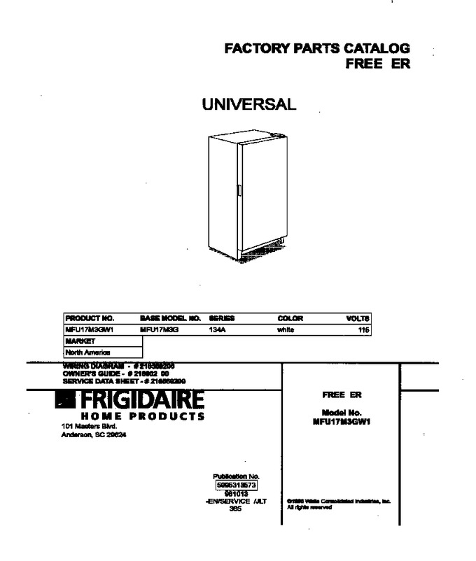 Diagram for MFU17M3GW1