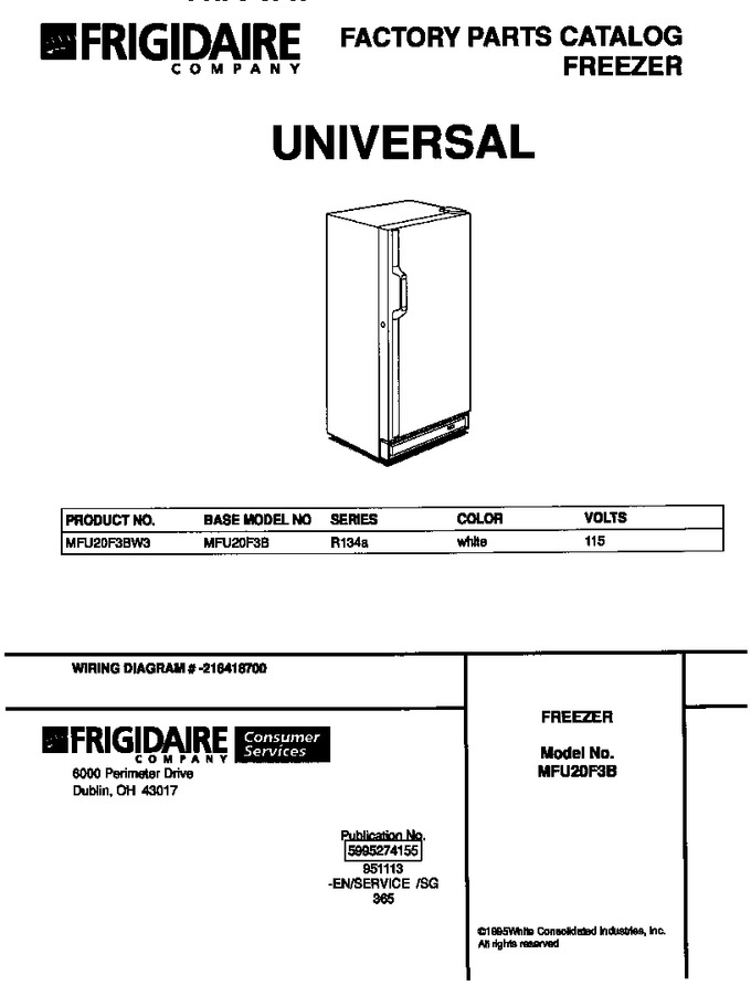 Diagram for MFU20F3BW3