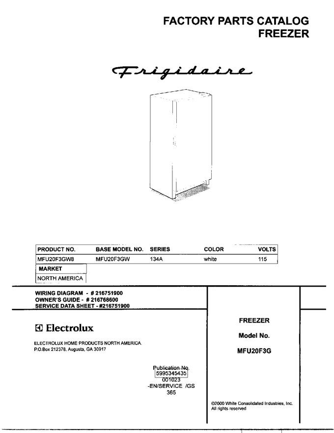 Diagram for MFU20F3GW8