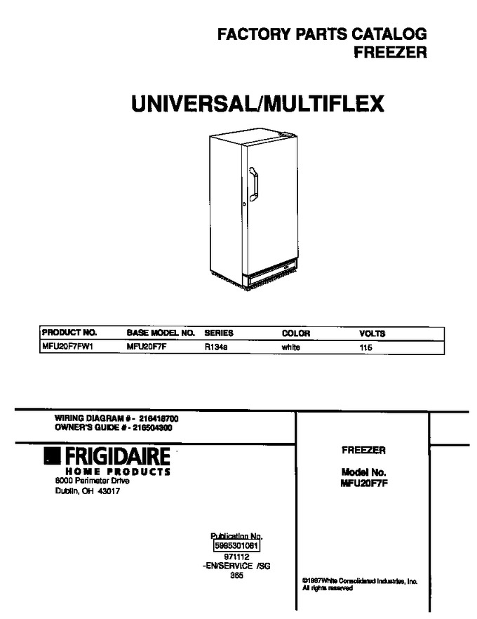 Diagram for MFU20F7FW1