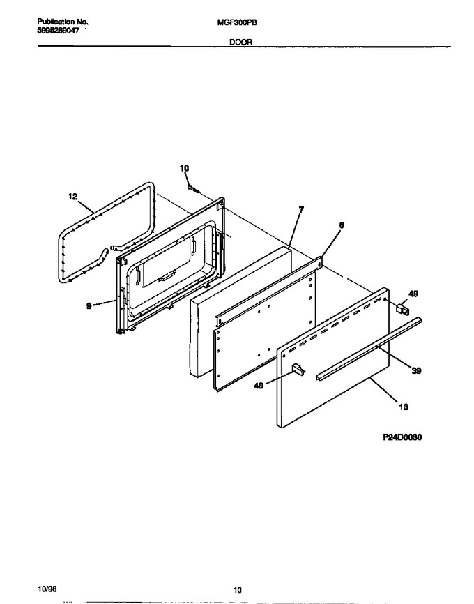 Diagram for MGF300PBWE