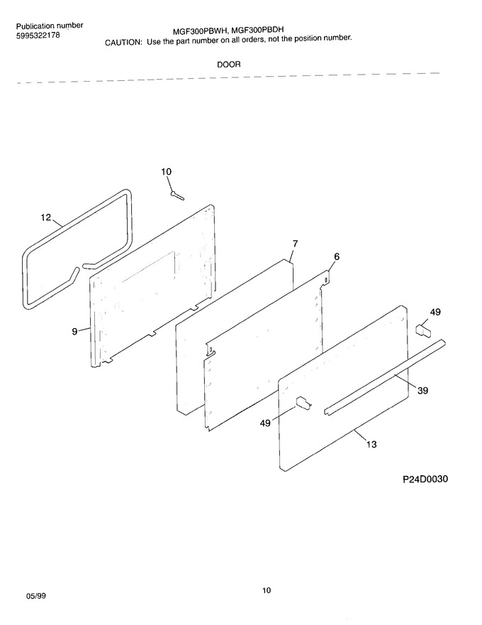 Diagram for MGF300PBWH