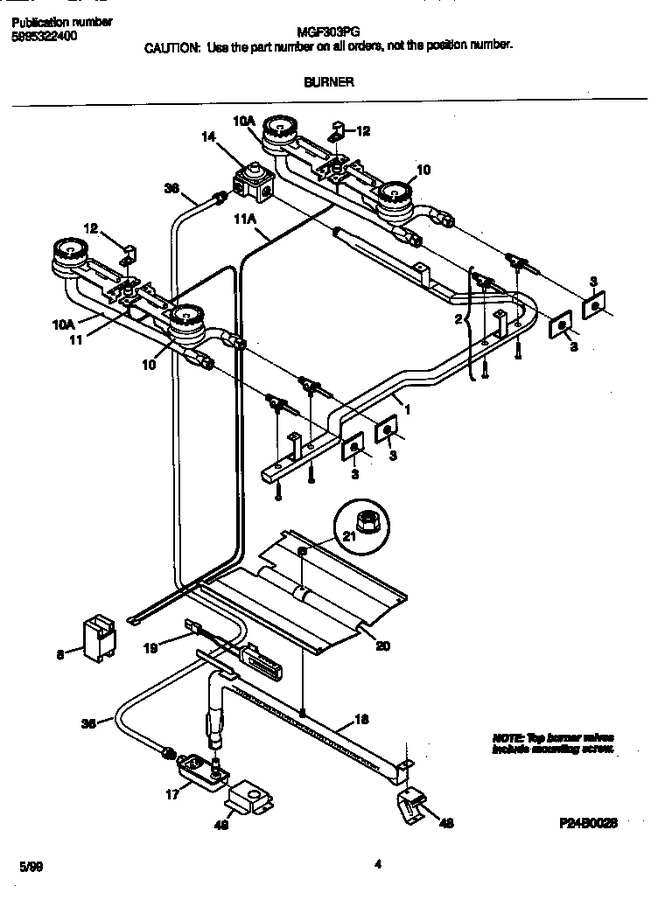 Diagram for MGF303PGWE