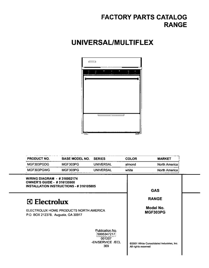 Diagram for MGF303PGWG