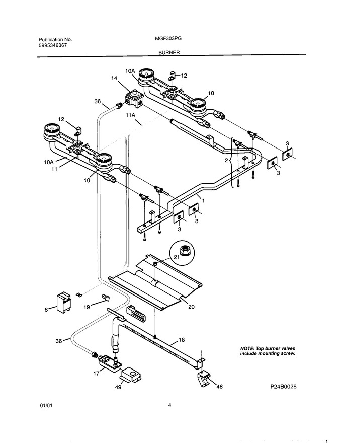 Diagram for MGF303PGDJ