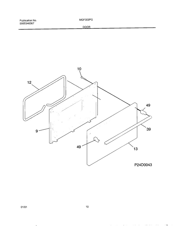 Diagram for MGF303PGWJ