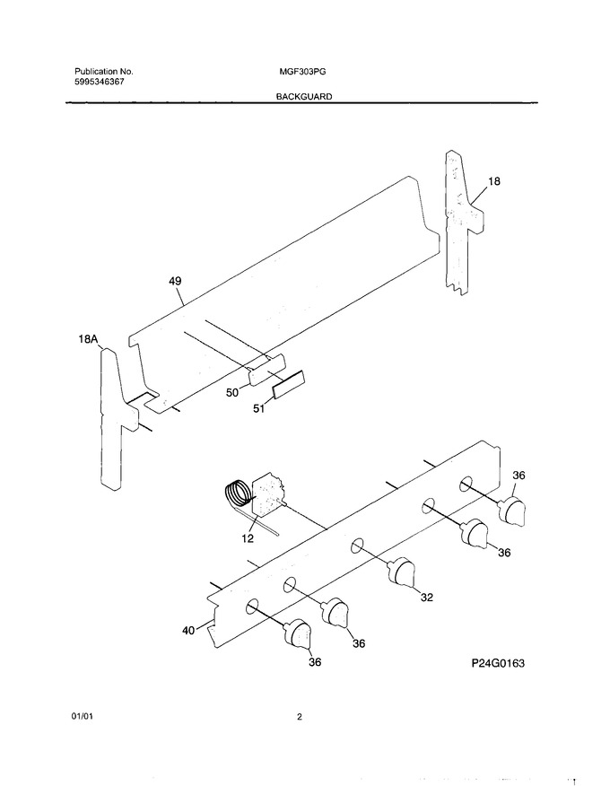 Diagram for MGF303PGWH