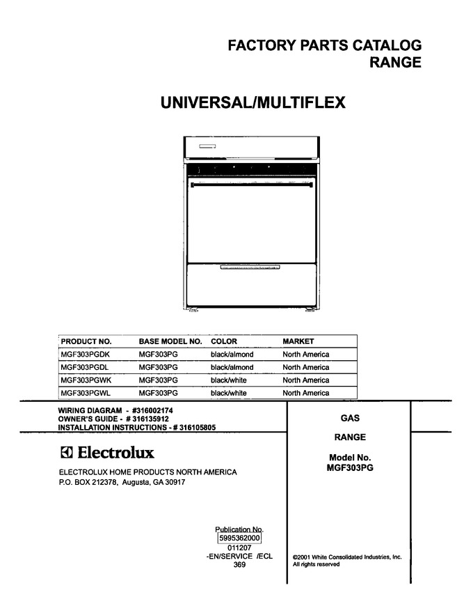 Diagram for MGF303PGWK