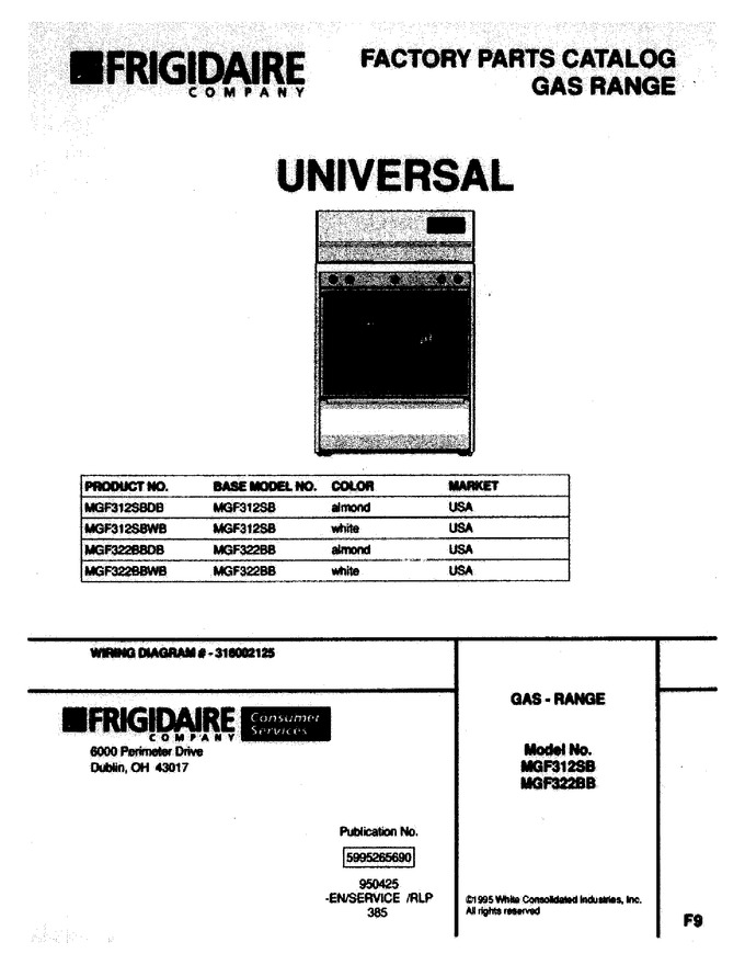 Diagram for MGF322BBWB