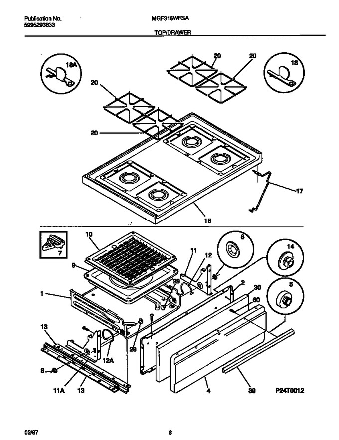 Diagram for MGF316WFSA